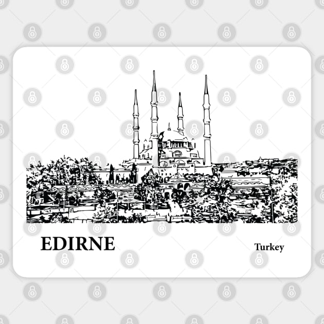 Edirne Turkey Sticker by Lakeric